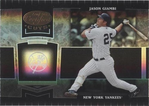 2004 Leaf Certified Cuts - Jason Giambi #135