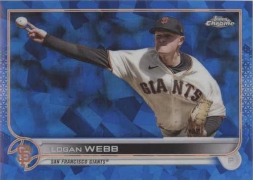 2022 Topps Chrome Update Series Sapphire Edition - Logan Webb #US9
