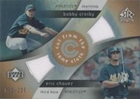 2005 Upper Deck Reflections - Bobby Crosby Eric Chavez #CC-CC