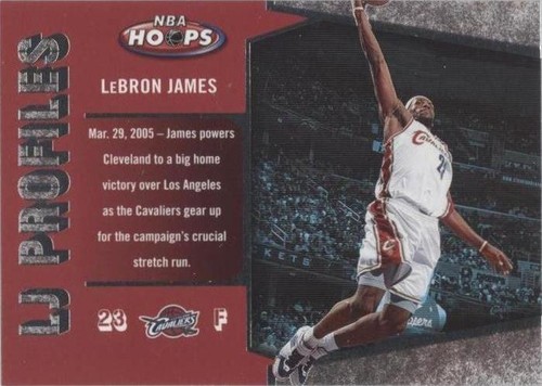 2005-06 NBA Hoops - LeBron James #LBJ-14