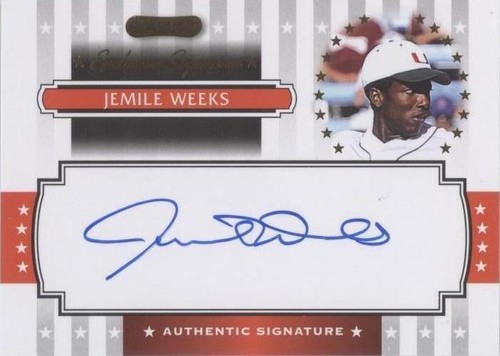 2008 Razor Signature Series - Jemile Weeks #ES-10