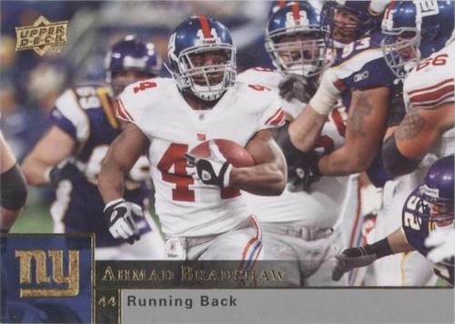 2009 Upper Deck Ahmad Bradshaw #130