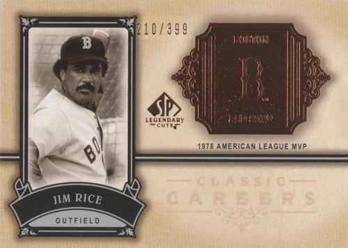 2005 SP Legendary Cuts - Jim Rice #CC-JR
