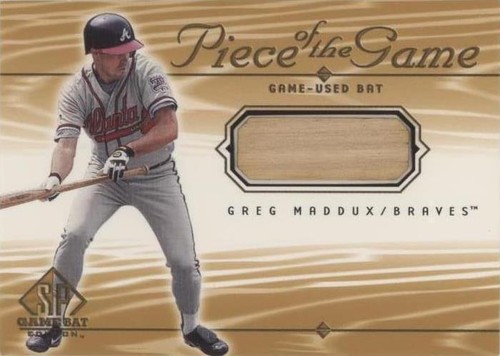 2001 SP Game Bat Edition - Greg Maddux #GM