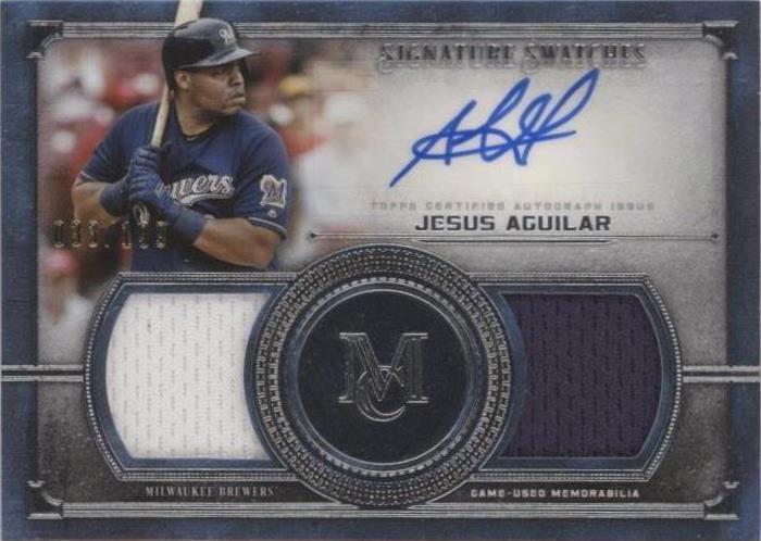 2019 Topps Museum Collection - Jesus Aguilar #SSDA-JA