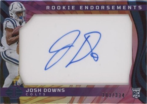 2023 Panini Illusions Josh Downs #RE-JDS
