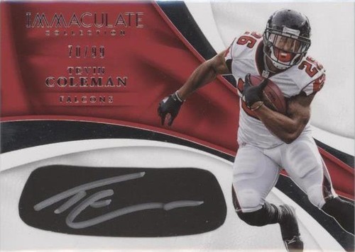 2017 Panini Immaculate Collection Tevin Coleman #EY-TC