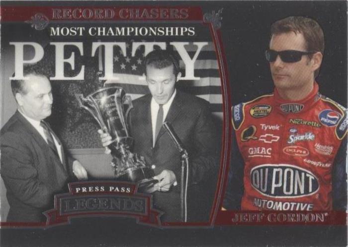 2006 Press Pass Legends - Jeff Gordon Richard Petty #48