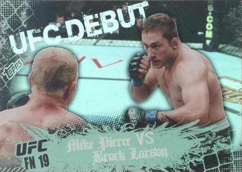 2010 Topps UFC Main Event - Brock Larson Mike Pierce #131