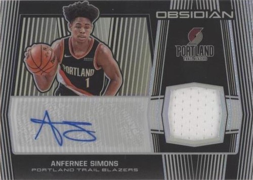 2019-20 Panini Obsidian - Anfernee Simons #JA-ASM