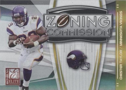 2008 Donruss Elite Chester Taylor #ZC-9