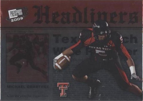2009 Press Pass Signature Edition Michael Crabtree #HL-17