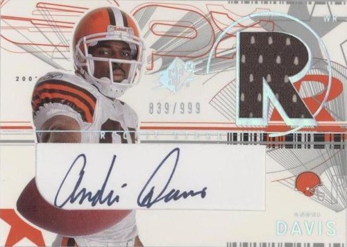 2002 SPx Andra Davis #157