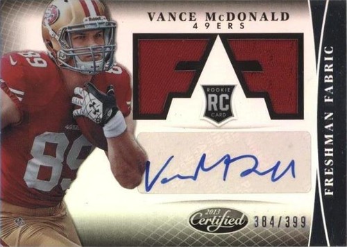 2013 Panini Certified Vance McDonald #339
