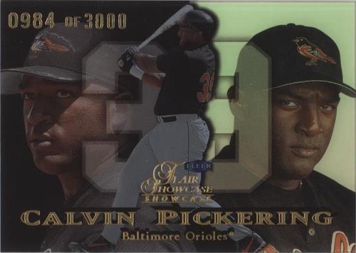 1999 Flair Showcase - Calvin Pickering #75