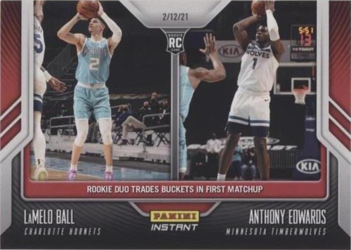 2020-21 Immaculate LaMelo Ball Auto & Ant Edwards Remarkable