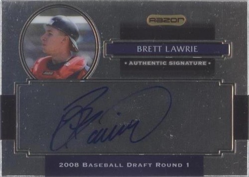 2008 Razor Signature Series Metal - Brett Lawrie #AU-BRL