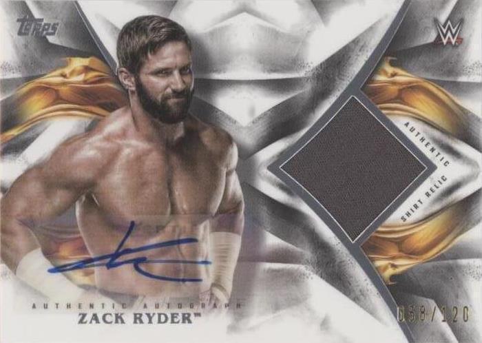 2019 Topps WWE Undisputed - Zack Ryder #UAR-ZR