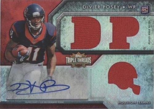 2012 Topps Triple Threads DeVier Posey #129