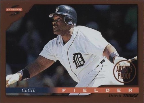 1996 Score - Cecil Fielder #62