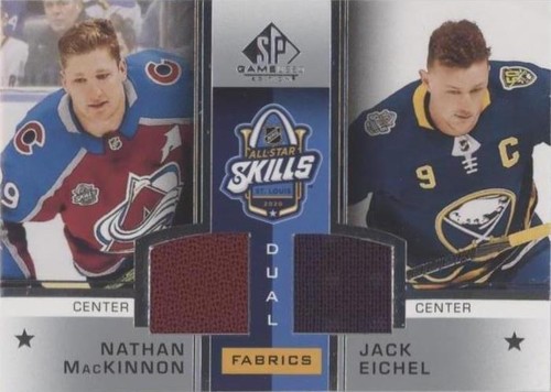 2020-21 Upper Deck SP Game Used - Jack Eichel Nathan MacKinnon #ASD-ME