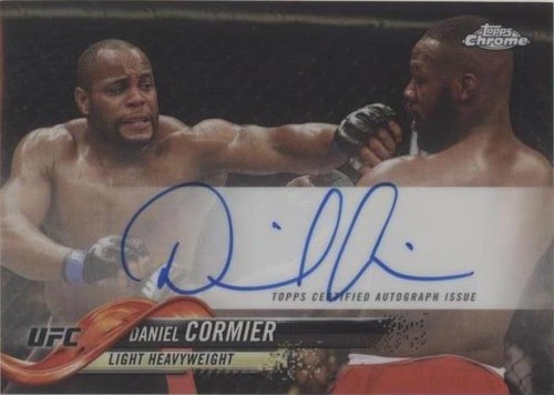 2018 Topps Chrome UFC - Daniel Cormier #FA-DC