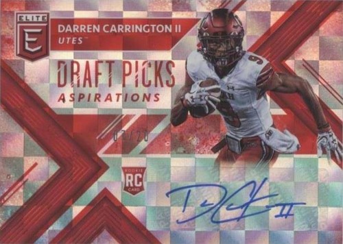 2018 Panini Elite Draft Picks Darren Carrington II #187