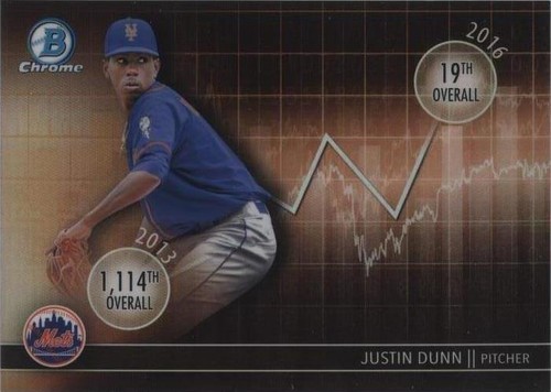 2016 Bowman Draft - Justin Dunn #DD-JD