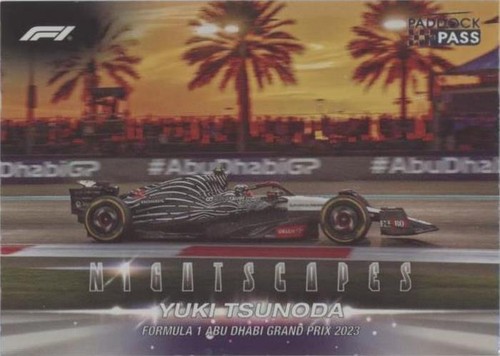 YUKI TSUNODA 2024 Topps Paddock Pass Formula 1 F1 Power