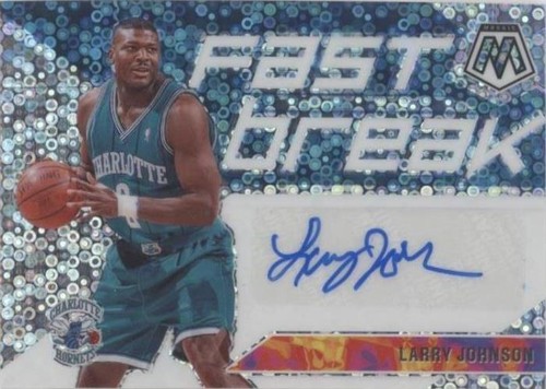 2019-20 Panini Mosaic Larry Johnson Silver Prizm Autograph
