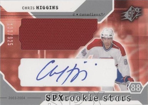 2003-04 SPx - Chris Higgins #213