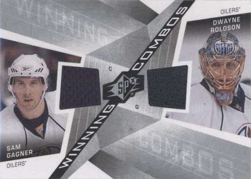 2008-09 SPx - Dwayne Roloson Sam Gagner #WC-GR