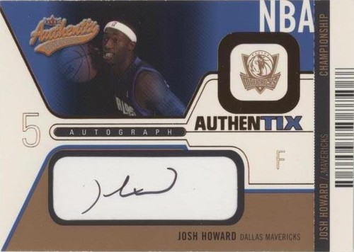 2003-04 Fleer Authentix - Josh Howard #AA-JH
