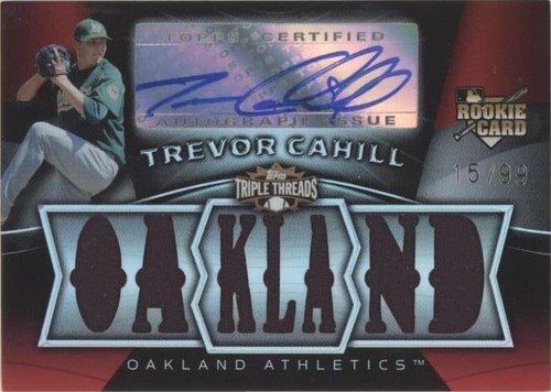 2009 Topps Triple Threads - Trevor Cahill #128