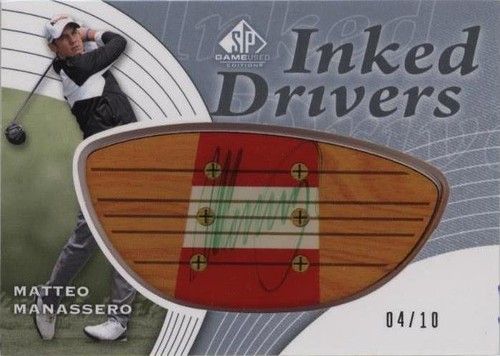 2012 SP Game Used Edition - Matteo Manassero #ID-MM