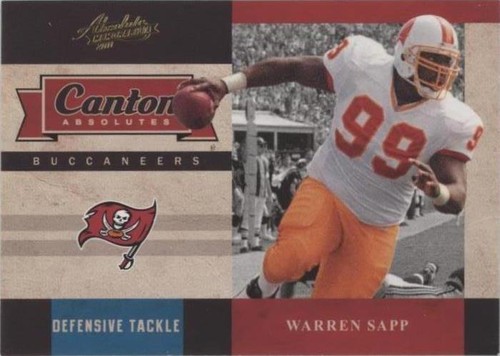 2011 Panini Absolute Memorabilia Warren Sapp #18