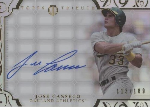 2015 Topps Tribute - Jose Canseco #TA-JCA