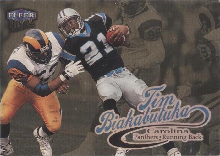 1999 Fleer Ultra Tim Biakabutuka #86G