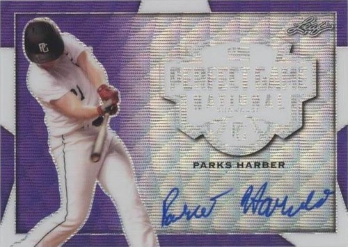 2019 Leaf Perfect Game National Showcase - Parks Harber #BA-PH1