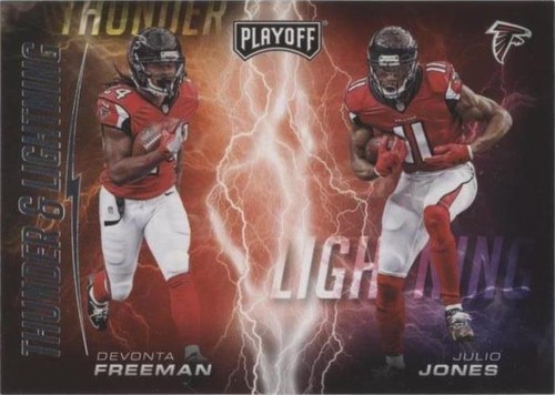 2017 Panini Playoff Devonta Freeman Julio Jones #2