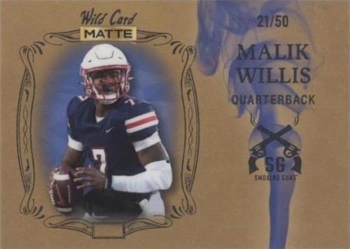2022 Wild Card MATTE Malik Willis #SG-6