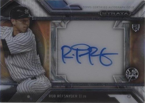 2016 Topps Strata - Rob Refsnyder #SA-RR