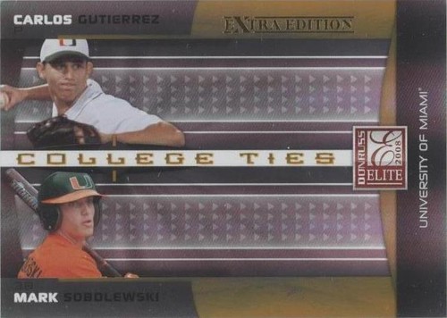 2008 Donruss Elite Extra Edition - Carlos Gutierrez Mark Sobolewski #CTC-34