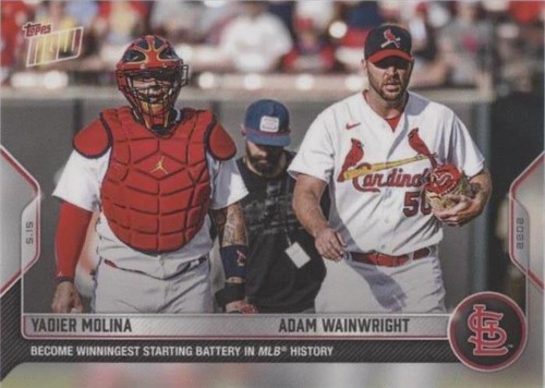 2022 Topps Now - Adam Wainwright Yadier Molina #187