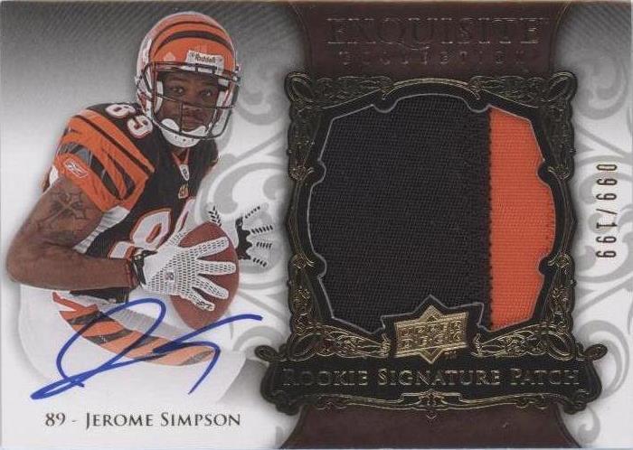 2008 Upper Deck Exquisite Collection Jerome Simpson #164