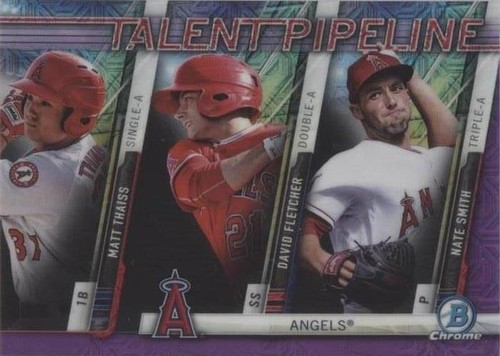 2017 Bowman - David Fletcher Matt Thaiss Nate Smith #TPM-LAA