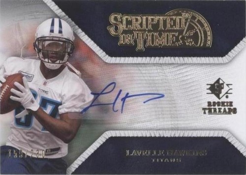 2008 SP Rookie Threads Lavelle Hawkins #ST-LH