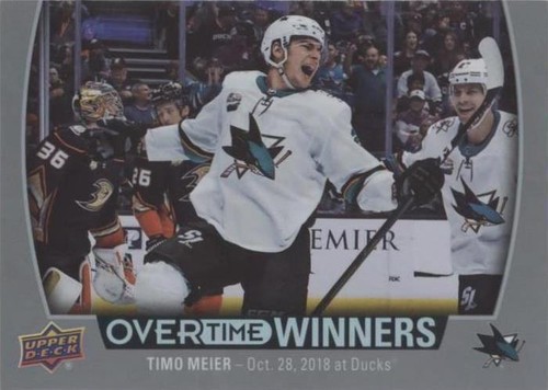 2019-20 Upper Deck Overtime - Timo Meier #OW-3