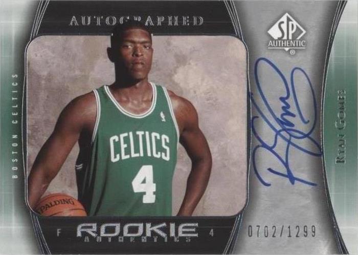 2005-06 SP Authentic - Ryan Gomes #132