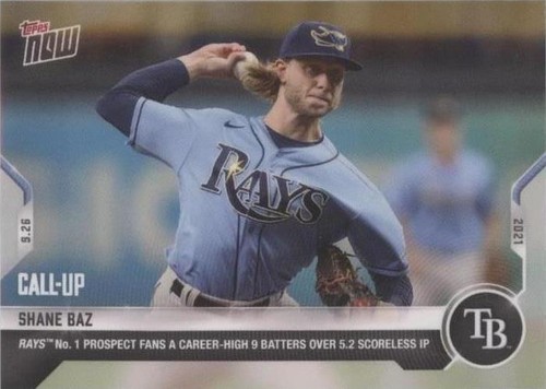 2021 Topps Now - Shane Baz #865